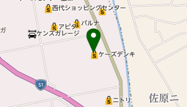 みのや酒店の地図画像
