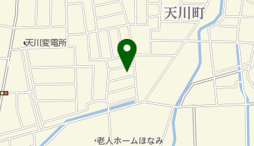 八重美容室の地図画像