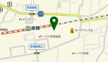 うさちゃんクリーニングヨークベニマル赤塚店の地図画像