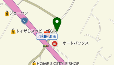 ヘアーグレイシスの地図画像