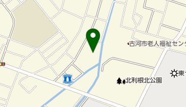 古河市中央地域包括支援センターの地図画像