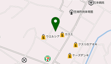 うさちゃんクリーニングカスミ笠間店の地図画像