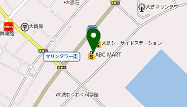DOGDEPT大洗店の地図画像