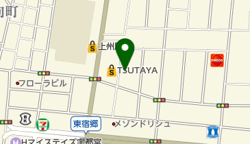 美容室ホットの地図画像