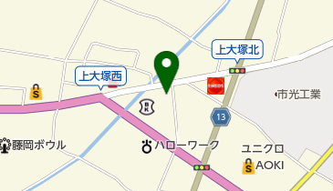フジミ家具店の地図画像