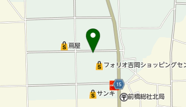 ホームバザー吉岡店の地図画像