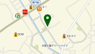 七里動物病院しつけ教室の地図画像