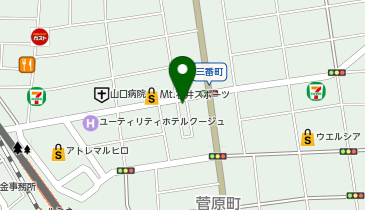 ヘアメイクシーノの地図画像