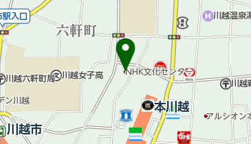 ペットライフ川越店の地図画像