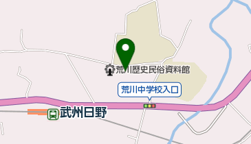 秩父市 荒川公民館の地図画像