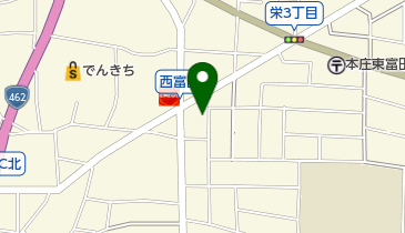 本庄倶楽部の地図画像