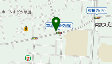 産經新聞草加中央専売所の地図画像