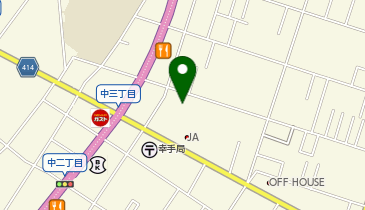 幸手市 心身障害者デイケア施設 なのはなの里の地図画像