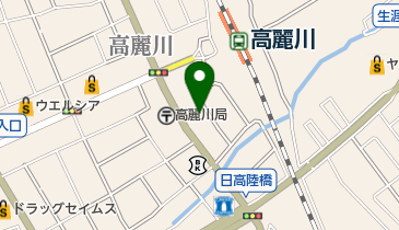 マージャンクラブ麗の地図画像