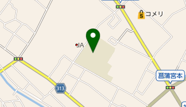 菖蒲学童クラブの地図画像