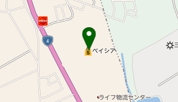 日本一ベイシア栗橋店の地図画像