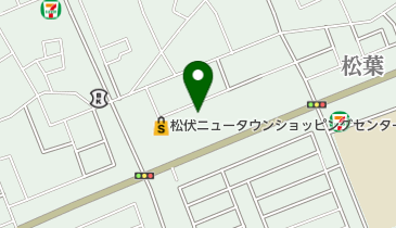 ポニークリーニング いなげや松伏店の地図画像