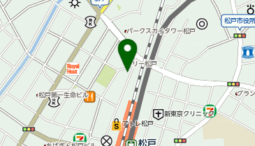 健友館松戸整体院の地図画像