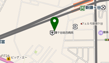 イデカフェ鎌ケ谷総合病院店の地図画像