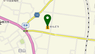 せんどう一宮店の地図画像