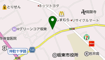 理容神矢の地図画像