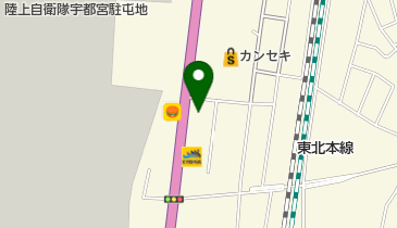 正道会館栃木支部の地図画像