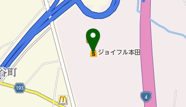 CrazyCrepesジョイフル本田宇都宮店の地図画像