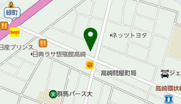 エクリュスポーゼ高崎店の地図画像