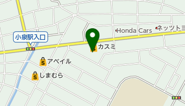 ゴールディーズ大泉店の地図画像