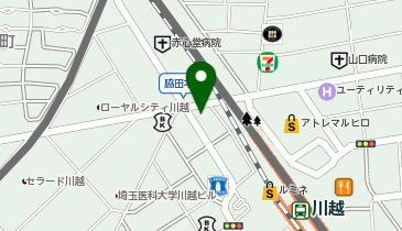 富国生命保険相互会社川越営業所の地図画像
