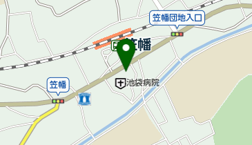 かさはた薬局の地図画像