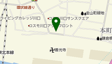 イトーピア川口マンション管理室の地図画像