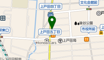 クラウン・ケーピー上戸田店の地図画像