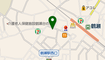 美容室ウィッシュの地図画像