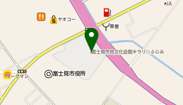 富士見市役所 市民文化会館キラリ・ふじみの地図画像