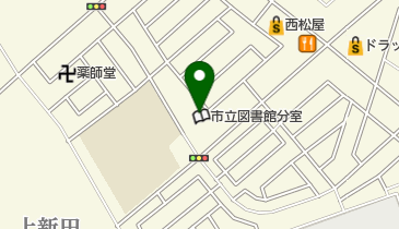 鶴ヶ島市役所 西児童館の地図画像
