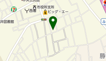 西山接骨院の地図画像