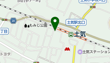 エステココ土気店の地図画像