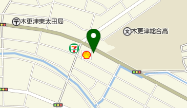 メナード化粧品アクア木更津代行店の地図画像