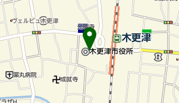 木更津公共職業安定所の地図画像