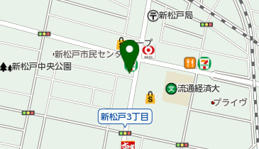 ライフサロン新松戸店の地図画像