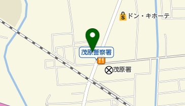 ブックセンターあずま茂原店の地図画像
