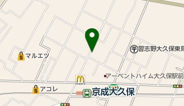 美容室アージュの地図画像