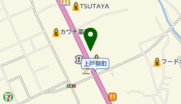 株式会社きくや酒店上戸祭店の地図画像