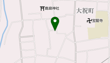 内田わた、ふとん店の地図画像