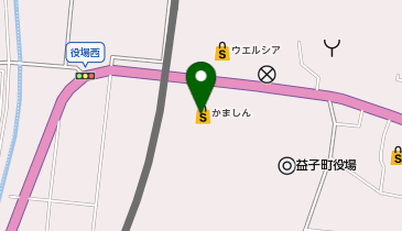 うさちゃんクリーニングかましん益子店の地図画像