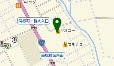 レイディバード前橋店の地図画像