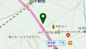 みやまカイロプラクティックオフィス桐生の地図画像