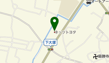 ネッツトヨタ高崎株式会社 藤岡おおづか店の地図画像