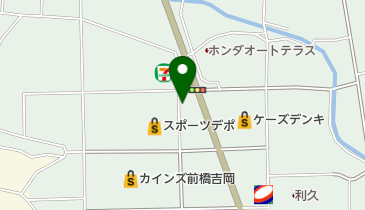 メガネのイタガキ吉岡店の地図画像